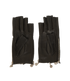 Chanel Fingerless Zip Gloves, £470, Accessories, Black, Lambskin Leather, Back view